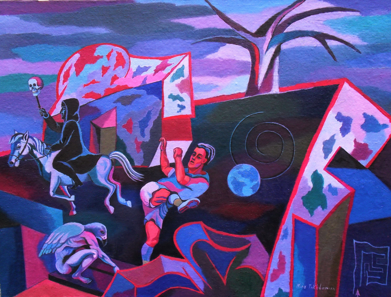 Myths and Prophecies of the End of the World 60  cm x 80 cm 2009 oil .jpg