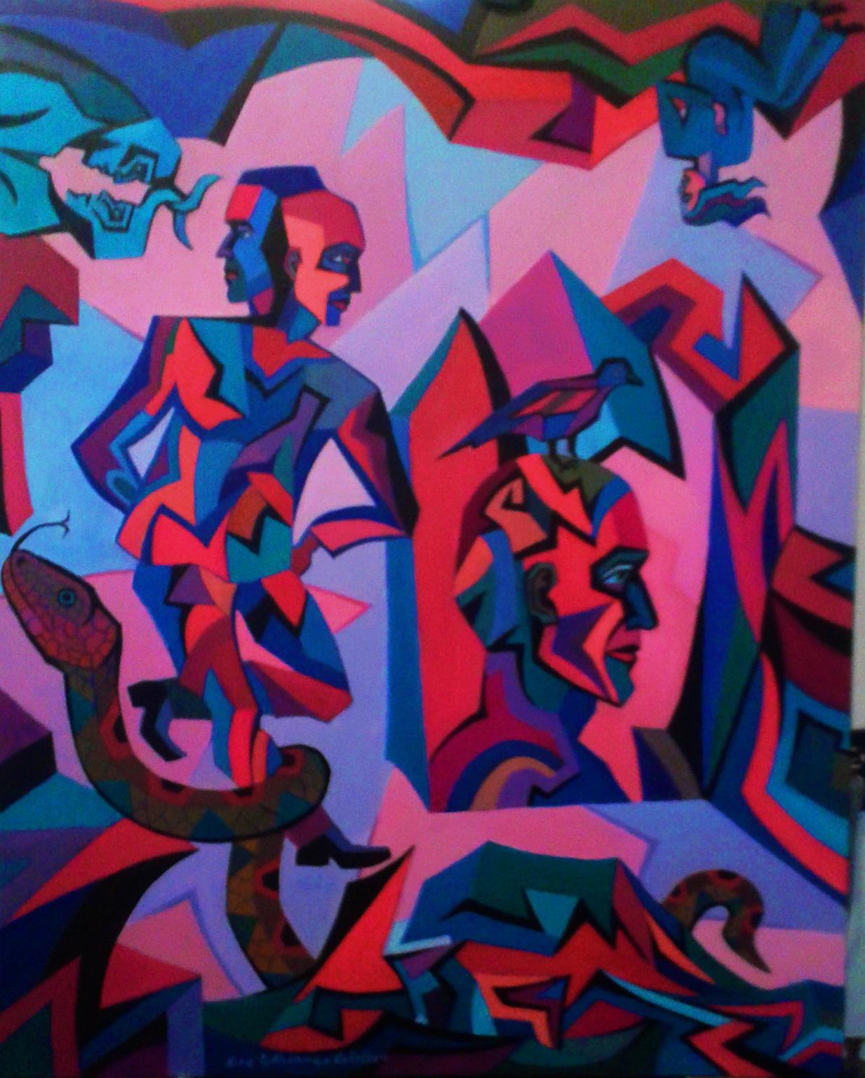 Nina Tokhtaman Valetova, Creator of Changes, oil painting, 56 x 71, 2015.jpg - User comments